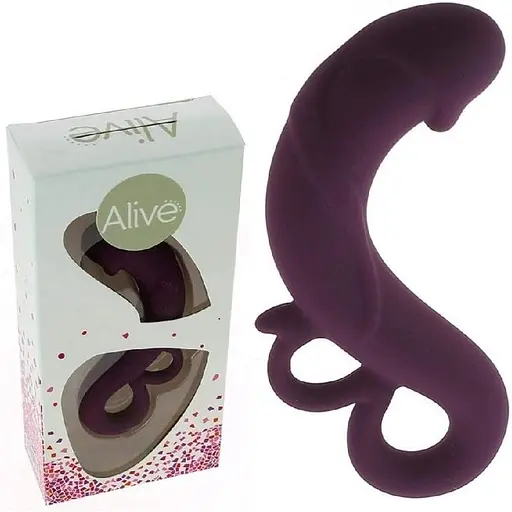 Стимулятор простаты Alive Bifinger Violet, 14 см фиолетовый - фото 2