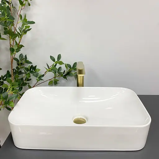 Умивальник VBI Trevi white накладний VBI-012604, Білий - фото 5