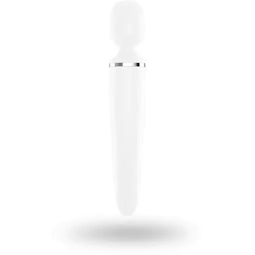 Вібромасажер Satisfyer Wand-er Woman (White/Chrome) - фото 4
