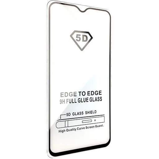 Защитное стекло DK Full Glue 5D для Samsung Galaxy A20/M20 08481 black