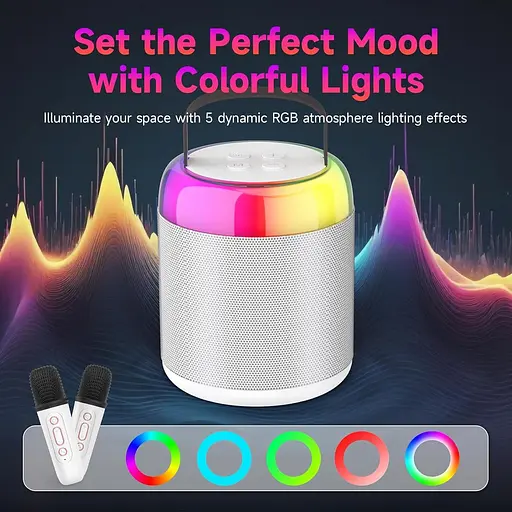 Караоке-машина Y2 Mini белая - фото 3