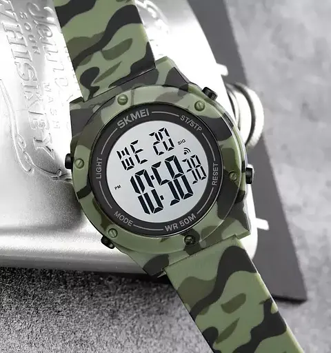 Чоловічий спортивний годинник Skmei 1772 Камуфляж - фото 3