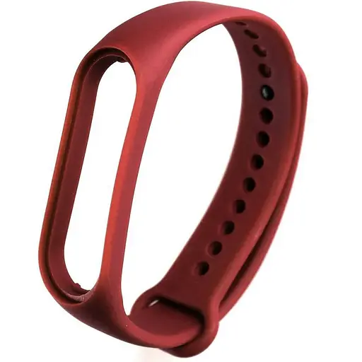 Ремешок Silicone Mi Band 7 Burgundy (27) - фото 1