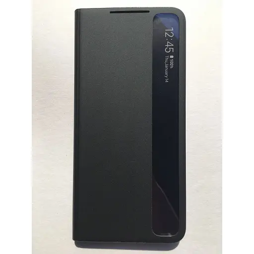 Оригінальний чохол-книжка Samsung для Galaxy S21 Black S-View Clear View Cover Smart EF-ZG991CBEGRU - фото 6