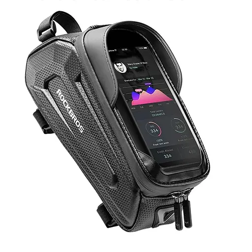 Велосумка на раму RockBros B68 чорна 1.7 л