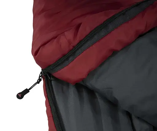 Спальный мешок High Peak TR 300/0°C Dark Red/Grey Left (23066) - фото 3