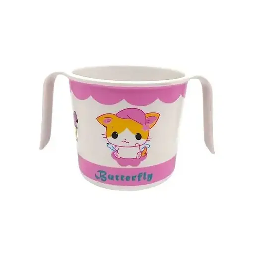 Чашка з бамбукового волокна Mega Zayka MGZ-0150(Pink) з малюнком, 200 мл - фото 1