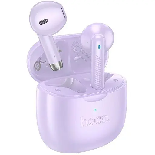 Бездротові навушники Hoco EW201 Graceful true wireless BT headset, BT5.4, 30mAh, 320mAh, 4h, purple