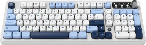 Клавіатура бездротова Ajazz AF98 PLUS White (AF98-PLUS-GB) - фото 2