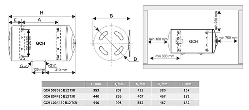 Водонагреватель Tesy GCH 503520 B12 TSR (6600413) - фото 6