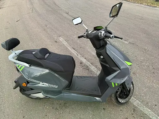 Електроскутер Двомісний Crosser V5 (2500W, 72V/35Ah) Графіт - фото 5