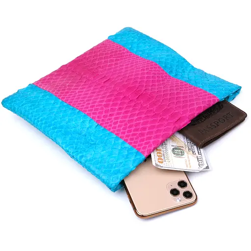 Женский клатч SNAKE LEATHER 24.5х22(13.5) х1 см sum0027542 - фото 3