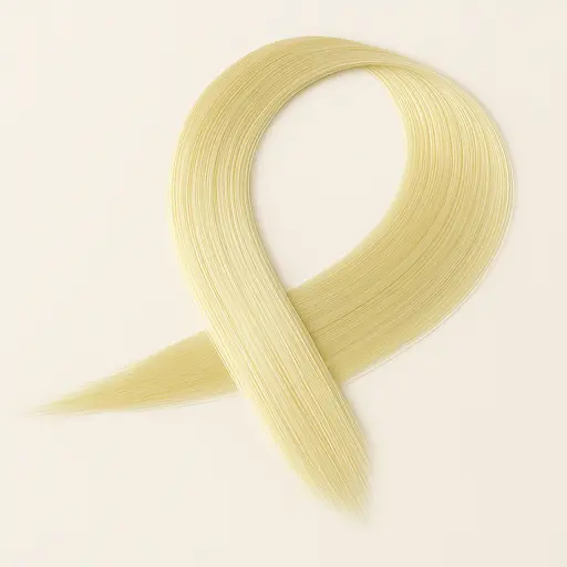 Прядь прямых термостойких волос на заколке 60 см Светло-русый