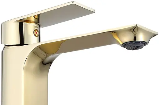 Смеситель для умывальника Rea Urban высокий gold REA-B9912 Золотой - фото 4