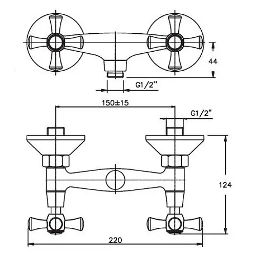 Смеситель для душа Haiba SMES 003 (HB0364) - фото 2