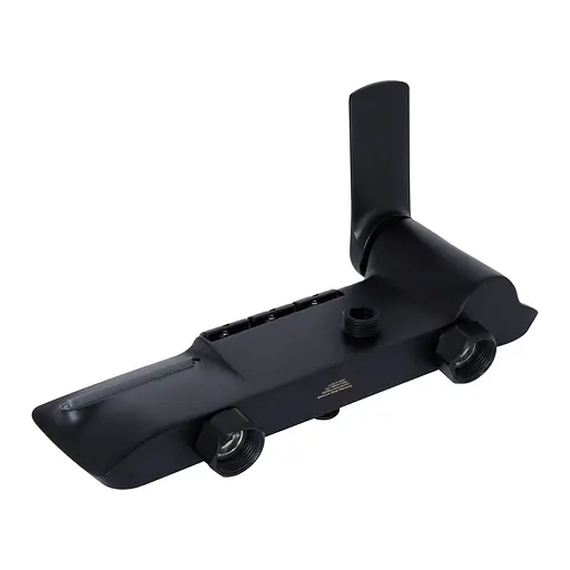 Душова система універсальна Qtap Slavonice на три споживача (з виливом) QTSLA111BLM45906 Black matt, Чорний матовий - фото 10