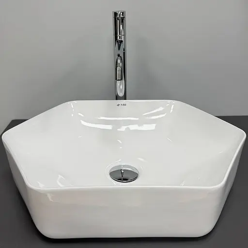 Умивальник VBI Quaglio white накладний VBI-012622, Білий - фото 4
