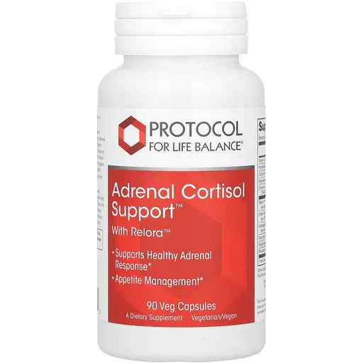 Поддержка надпочечников Protocol for Life Balance Adrenal Cortisol Support 90 вегетарианских капсул - фото 1