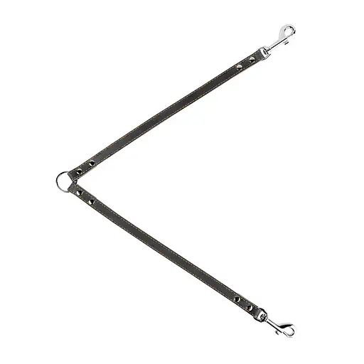 Поводок-спарка "CoLLaR" (ширина 14 мм длина 40 см) черный