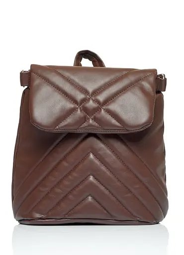 Жіночий рюкзак Sambag Loft QSH шоколадний 30 x 26 x 14 см (22011020) - фото 4