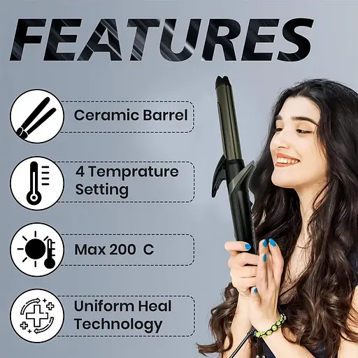 Плойка для волосся VGR V-571 16-25мм 45Вт - фото 6