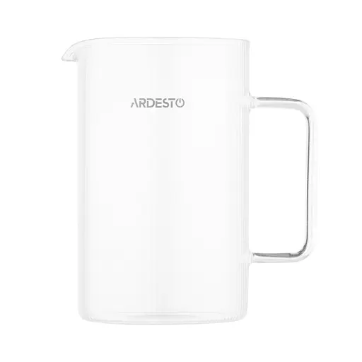 Френч-пресс Ardesto Midori 800 мл боросиликатное стекло нержавеющая сталь бамбук прозрачный - фото 4