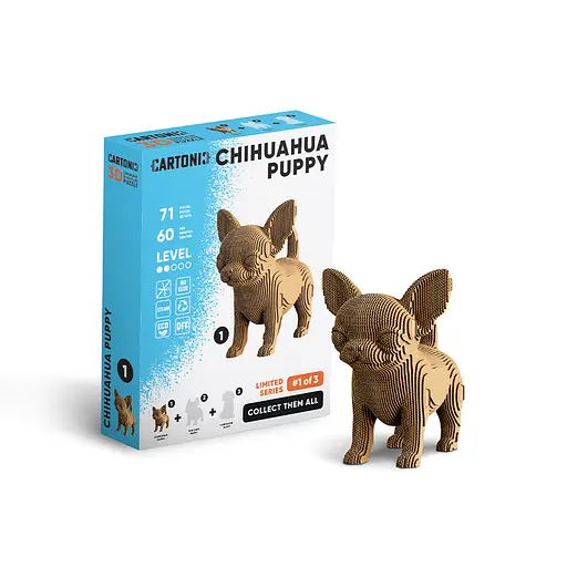 CHIHUAHUA PUPPY - Картонний 3Д пазл Cartonic