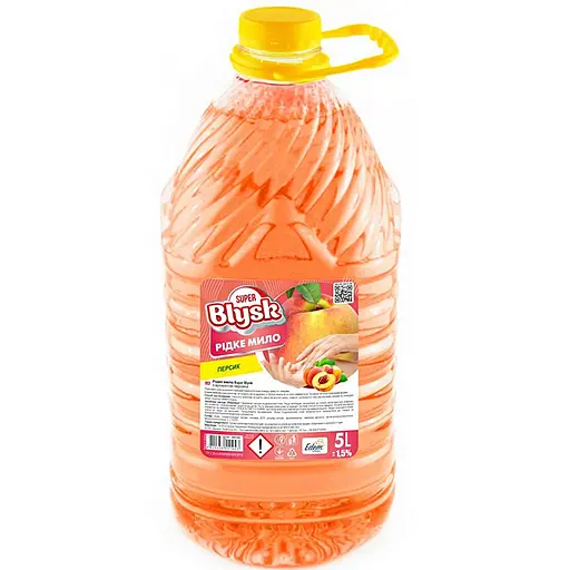 Рідке мило Super Blysk персик 5 л (SB51981) - фото 1
