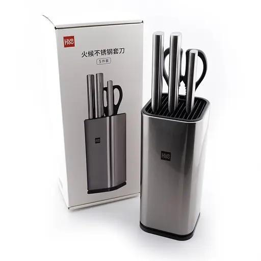 Набір ножів з підставкою Xiaomi HuoHou Stainless Steel (HU0095) 5 предметів - фото 3