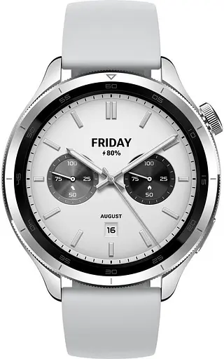 Смарт-часы Xiaomi Watch S4 Silver (BHR9197GL)