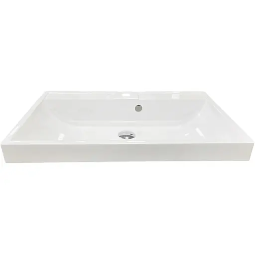 Раковина Adamant умывальник STRENG NEW искусственный камень прямоугольная - фото 1