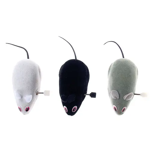 Игрушка для кошек TatraPet Мышь механическая в ассортименте 5 см 2 шт.