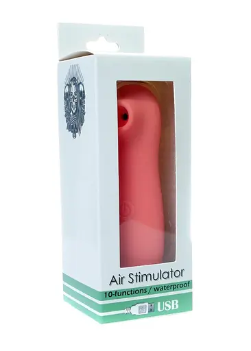 Вакуумний стимулятор клітора Boss Series Air Stimulator кораловий - фото 8