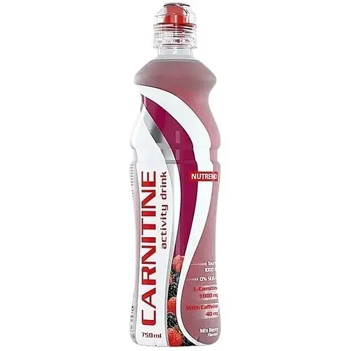 Напиток с карнитином и кофеином Nutrend Carnitine Activity Drink with Caffeine, 750 мл - Ягоды