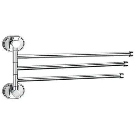 Тримач для рушника поворотний потрійний Frap F1913 1/40 Хром - фото 1