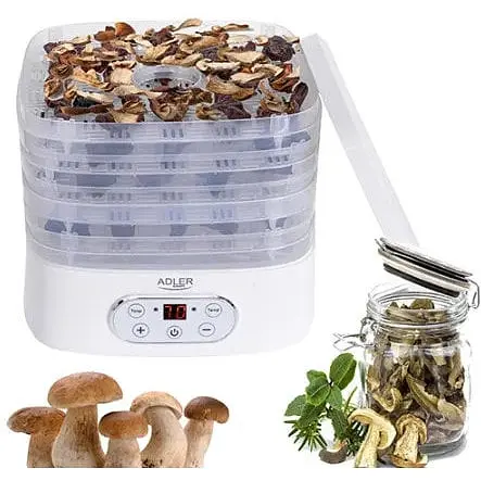 Сушарка для грибів трав і снеків дегідратор Adler AD 6658 - фото 1