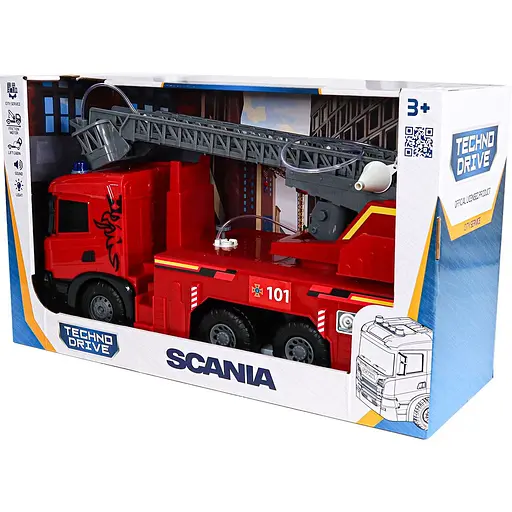 Автомобиль TechnoDrive Super Big Truck Пожарная машина Scania (5005KS) - фото 10