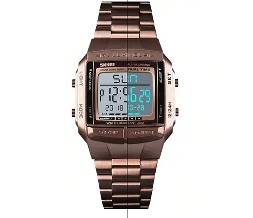 Спортивний годинник Skmei Illuminator Темне кофе - фото 2