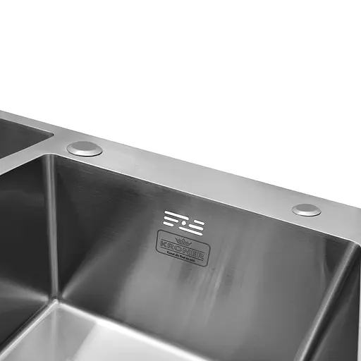 Кухонна мийка Kroner KRP Gebürstet - 7843ZHM (3,0/1,0 мм) CV022805, Нержавіюча сталь - фото 7
