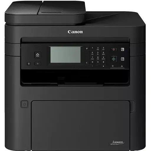 БФП лазерний ч/б A4 Canon MF267dw II, Black, WiFi, 1200x1200 dpi, дуплекс, факс, до 28 стор/хв, сенсорний монохромний 6-ти рядковий РК-екран, Lan / USB, картридж Canon 051 (5938C008)