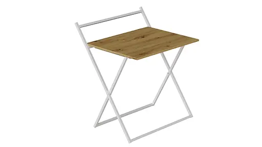 Стол трансформер Компакт 3 750x790x720 Белый металл ДСП Дуб Артизан 16 мм FRD-104688 - фото 3