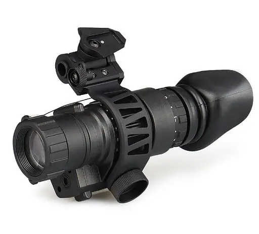 Монокуляр ночного видения PVS-14 с креплениями Mount + крепление Rhino рог + кронштейн FMA L4G24 - фото 3