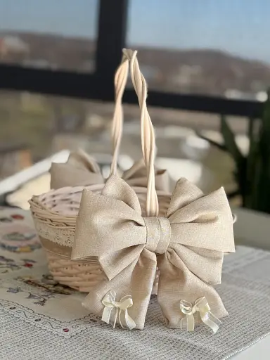 Пасхальная корзина 30х30х32см hand-made 5 MIS LT - фото 1