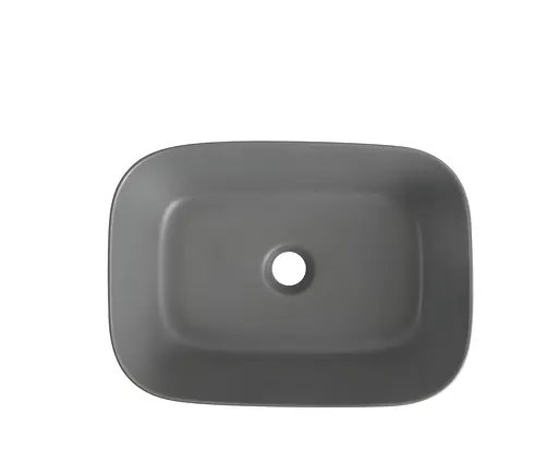 Умивальник накладний Mixxus Premium Diverse-0116 grey 455x330x135 мм MP6651, Графит - фото 3