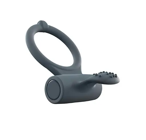Эрекционное кольцо Dorcel Power Clit Plus 7 см черный - фото 2