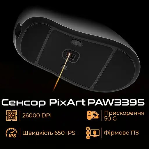 Миша RAWM ER21 Black (ER21.black) - фото 2