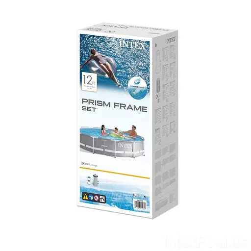 Басейн каркасний круглий Intex 26712, 366х76 см, 6503 л, фільтр-насос - фото 5