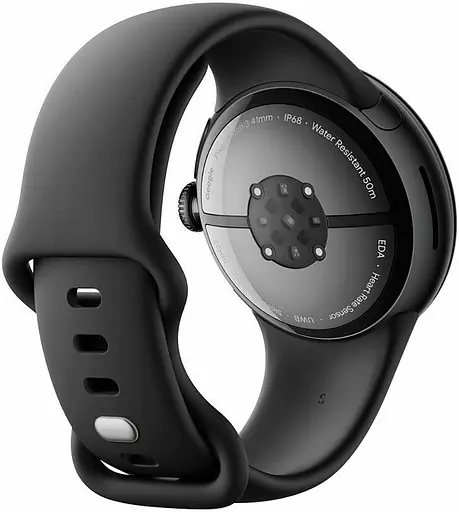 Смарт-часы Google Pixel Watch 3 41 mm Wi-Fi Matte Black Aluminum Case/Obsidian Active Band - фото 5