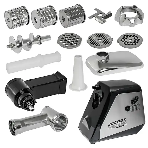 М`ясорубка Astor MG 1902 (1,8кВт) шинковка - фото 2