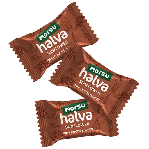 Халва подсолнечная Norsu со вкусом какао шоубокс 1.05 кг - фото 2